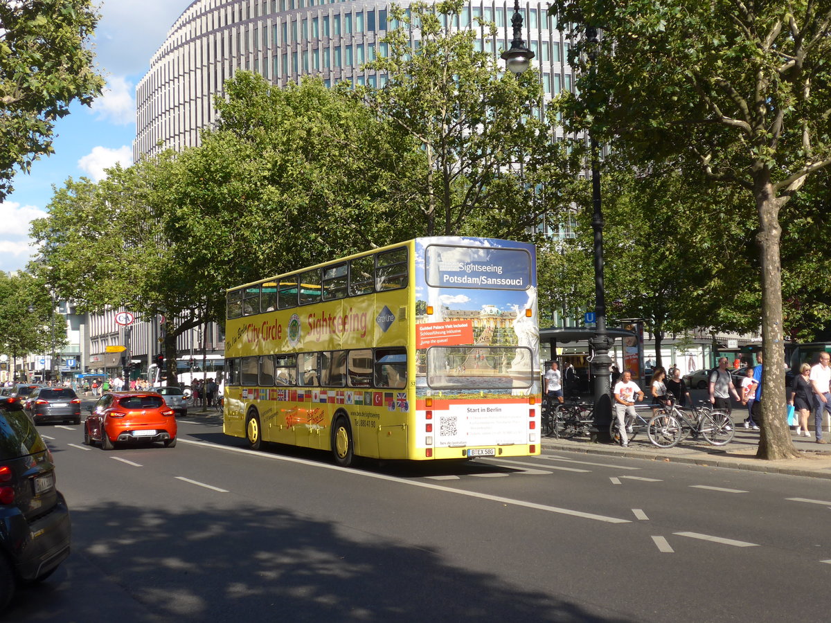 (183'238) - BEX, Berlin - Nr. 521/B-EX 580 - MAN am 9. August 2017 in Berlin, Kurf�rstendamm