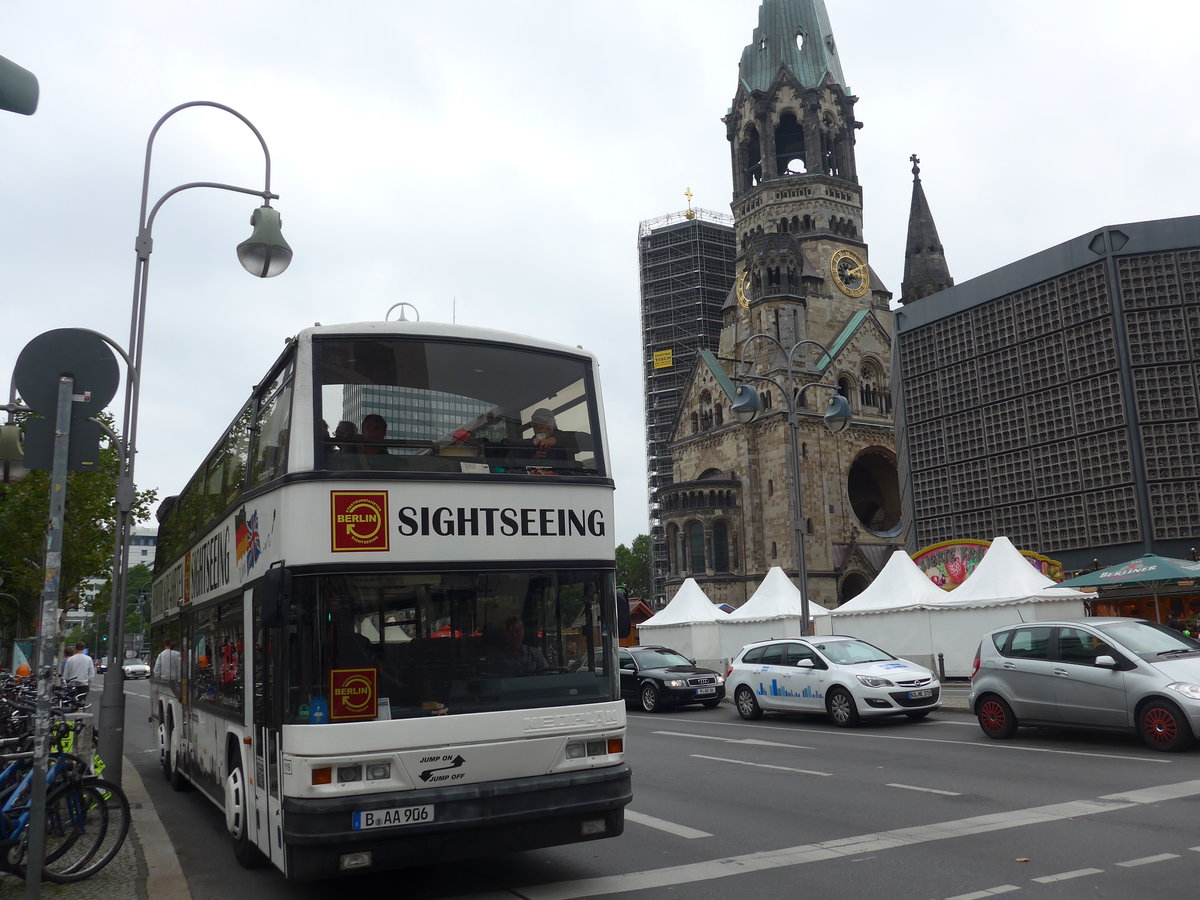 (183'471) - Der Tempelhofer, Berlin - Nr. 119/B-AA 906 - Neoplan am 11. August 2017 in Berlin, Kurf�rstendamm