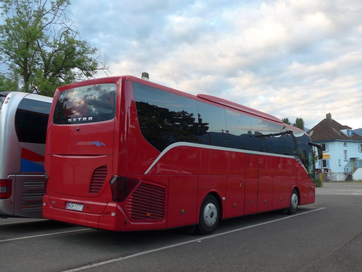 (183'519) - Aus Polen: Inter-Trans, Kani�w - WGM 17'773 - Setra am 16. August 2017 in Thun, Seestrasse