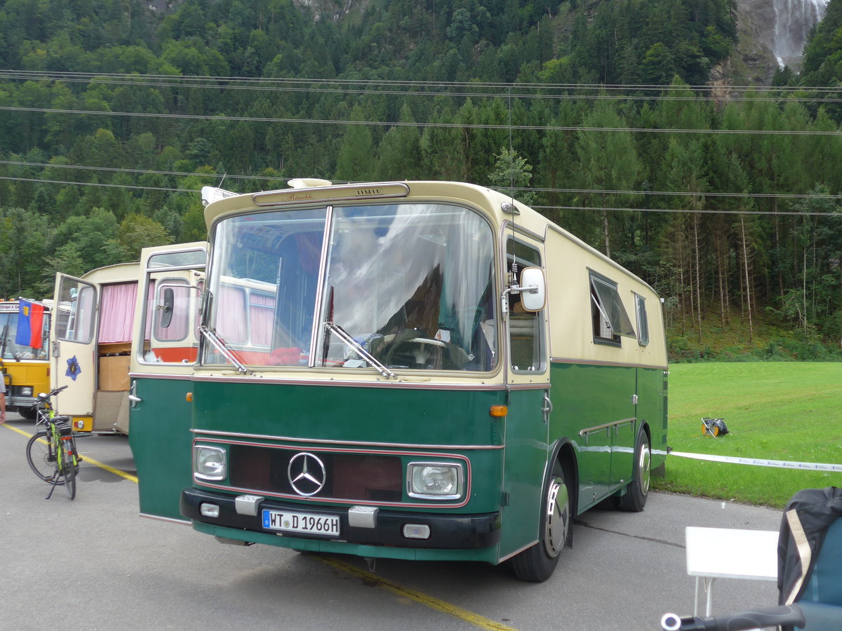 (183'594) - Aus Deutschland: P�an, Todtmoos-R�tte - WT-D 1966H - Mercedes am 19. August 2017 in Unterbach, Rollfeld