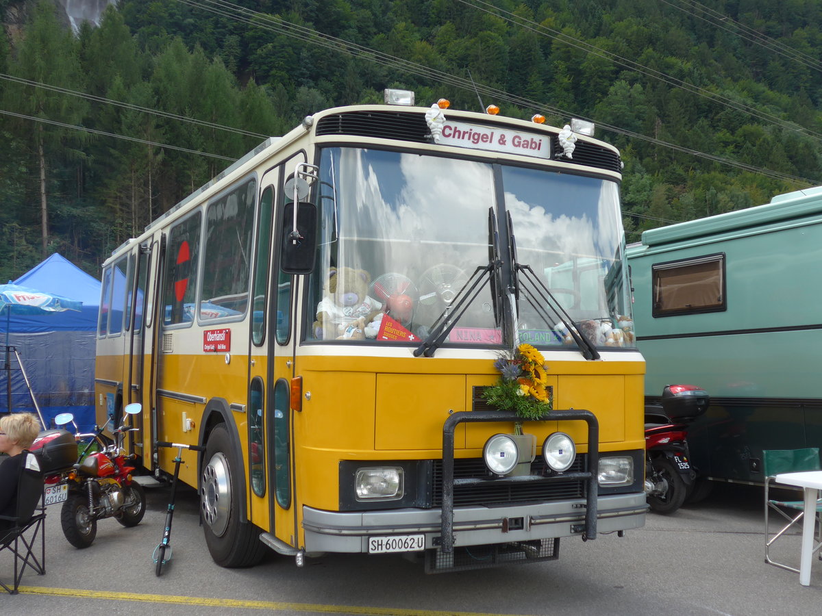 (183'619) - Oberh�nsli, Thayngen - SH 60'062 U - FBW/T�scher (ex Bus-Halter, Wil Nr. 9) am 19. August 2017 in Unterbach, Rollfeld