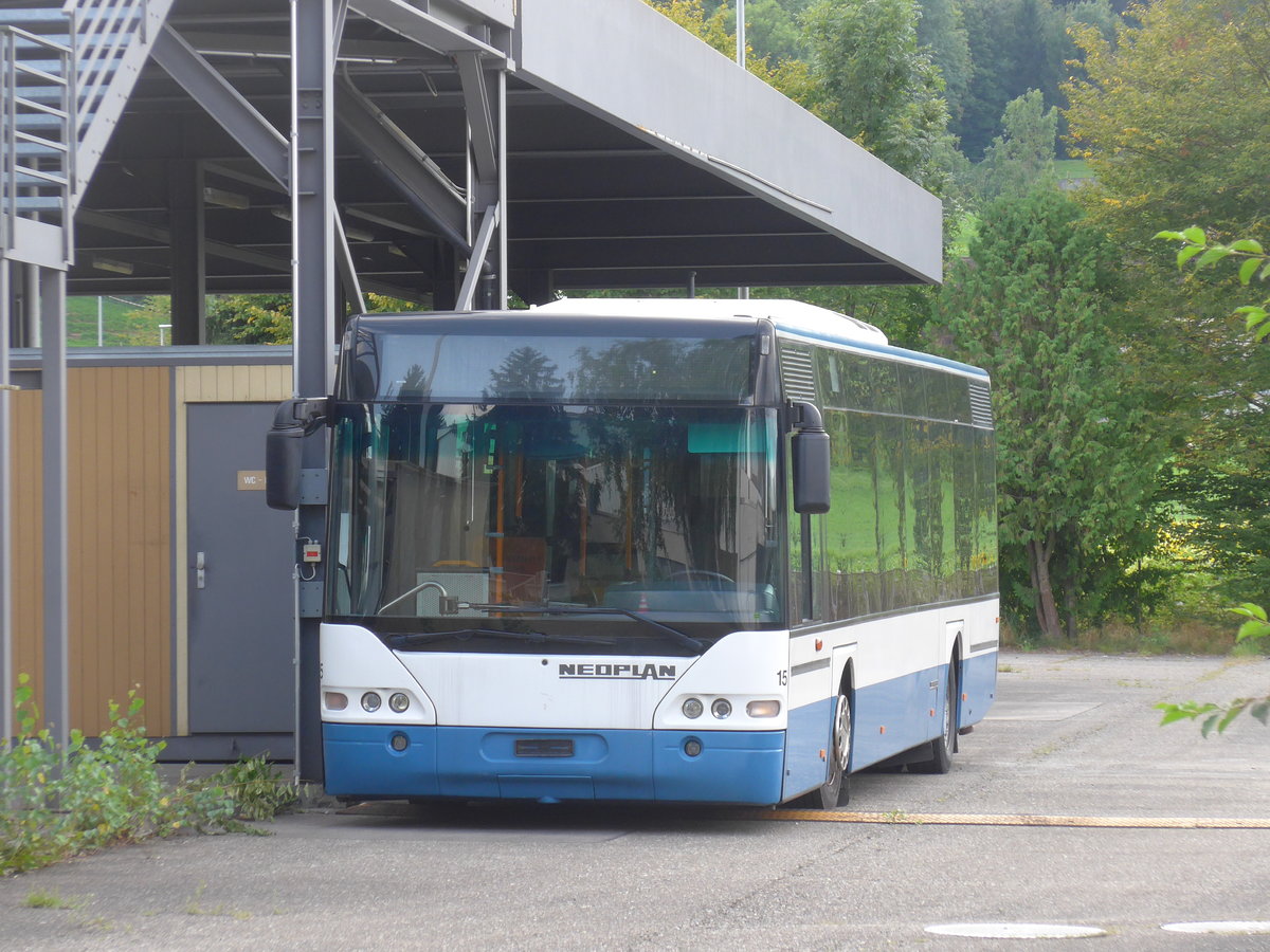 (183'749) - Limmat Bus, Dietikon - Nr. 15 - Neoplan am 20. August 2017 in D�bendorf, EvoBus