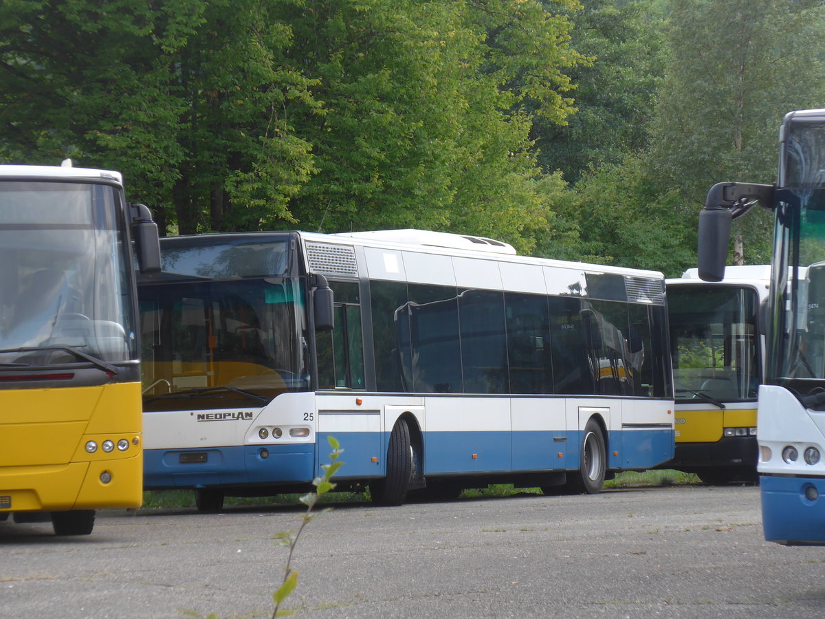 (183'750) - Limmat Bus, Dietikon - Nr. 25 - Neoplan am 20. August 2017 in D�bendorf, EvoBus