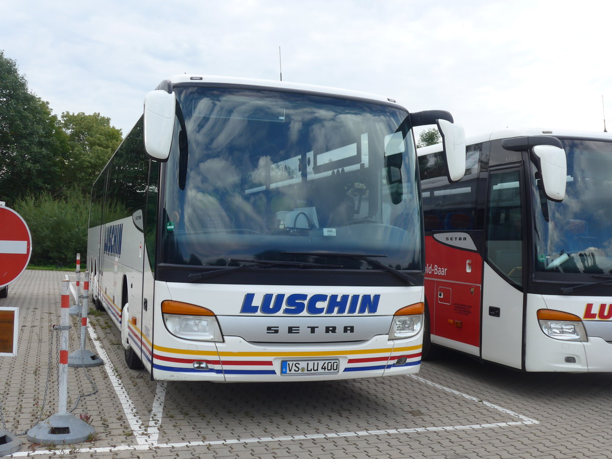 (183'877) - Luschin, Bad D�rrheim - VS-LU 400 - Setra am 23. August 2017 in Bad, D�rrheim, Garage