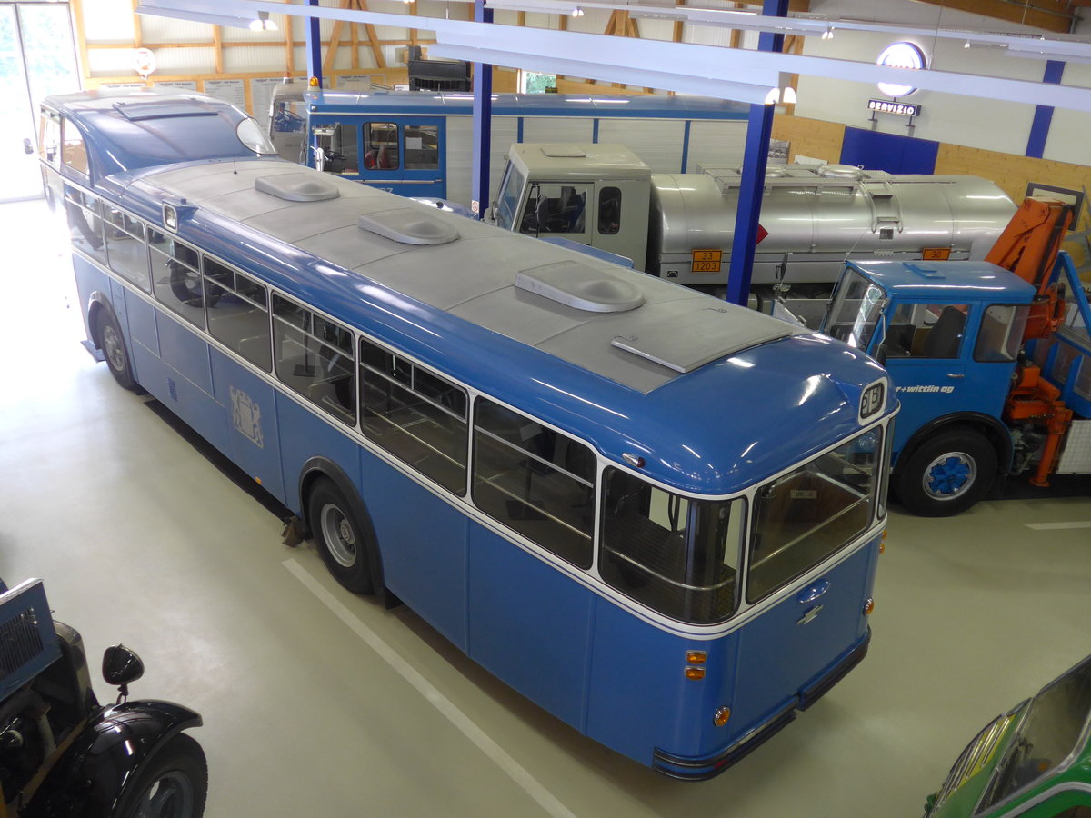 (183'955) - FBW-Club, M�nnedorf - Nr. 239 - FBW/T�scher Hochlenker (ex VBZ Z�rich Nr. 239; ex Kamm, Schlieren; ex VBZ Z�rich Nr. 239; ex VBZ Z�rich Nr. 209) am 23. August 2017 in Wetzikon, FBW-Museum