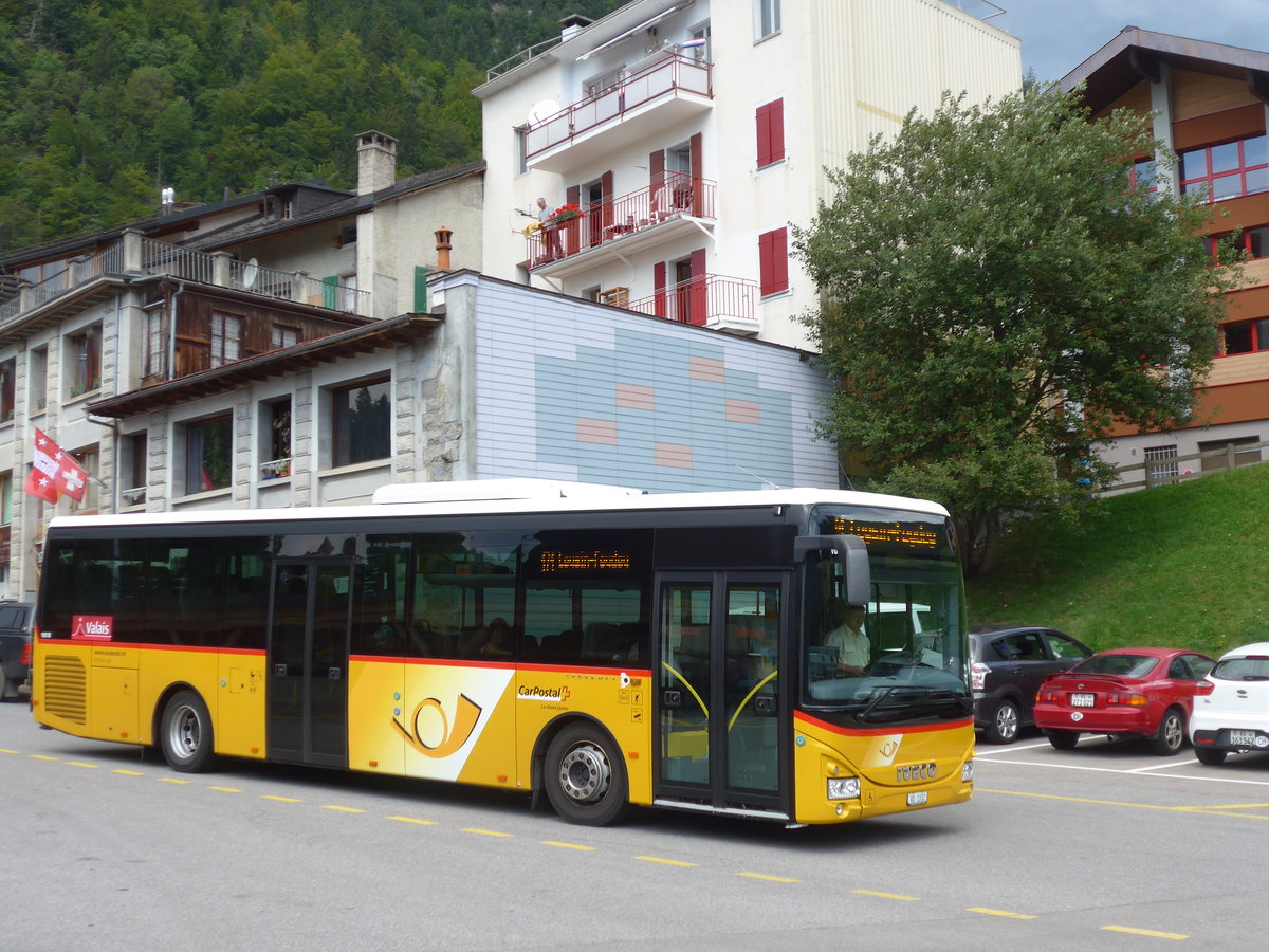 (183'990) - TPC Aigle - VD 1332 - Iveco am 24. August 2017 beim Bahnhof Le S�pey