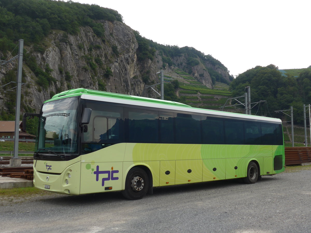 (184'003) - TPC Aigle - VD 608 - Irisbus am 24. August 2017 in Aigle, D�p�t