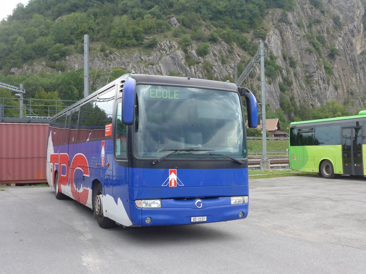 (184'006) - TPC Aigle - Nr. 12/VD 1117 - Irisbus am 24. August 2017 in Aigle, D�p�t
