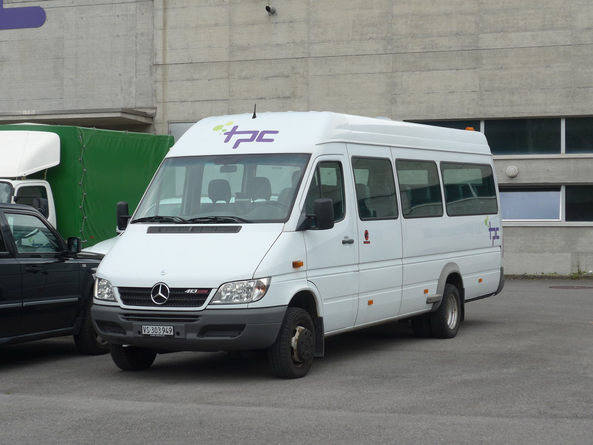 (184'008) - TPC Aigle - VD 303'949 - Mercedes am 24. August 2017 in Aigle, D�p�t