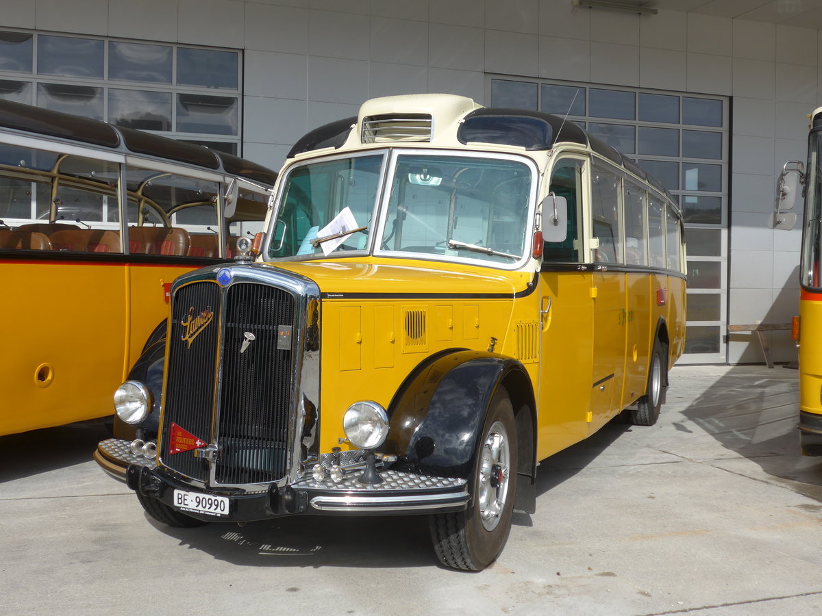 (184'309) - Ritter, Sch�pbach - BE 90'990 - Saurer/Gangloff (ex Linder, Einigen; ex P 23'146; ex P 2215) am 26. August 2017 in Oberkirch, CAMPUS Sursee