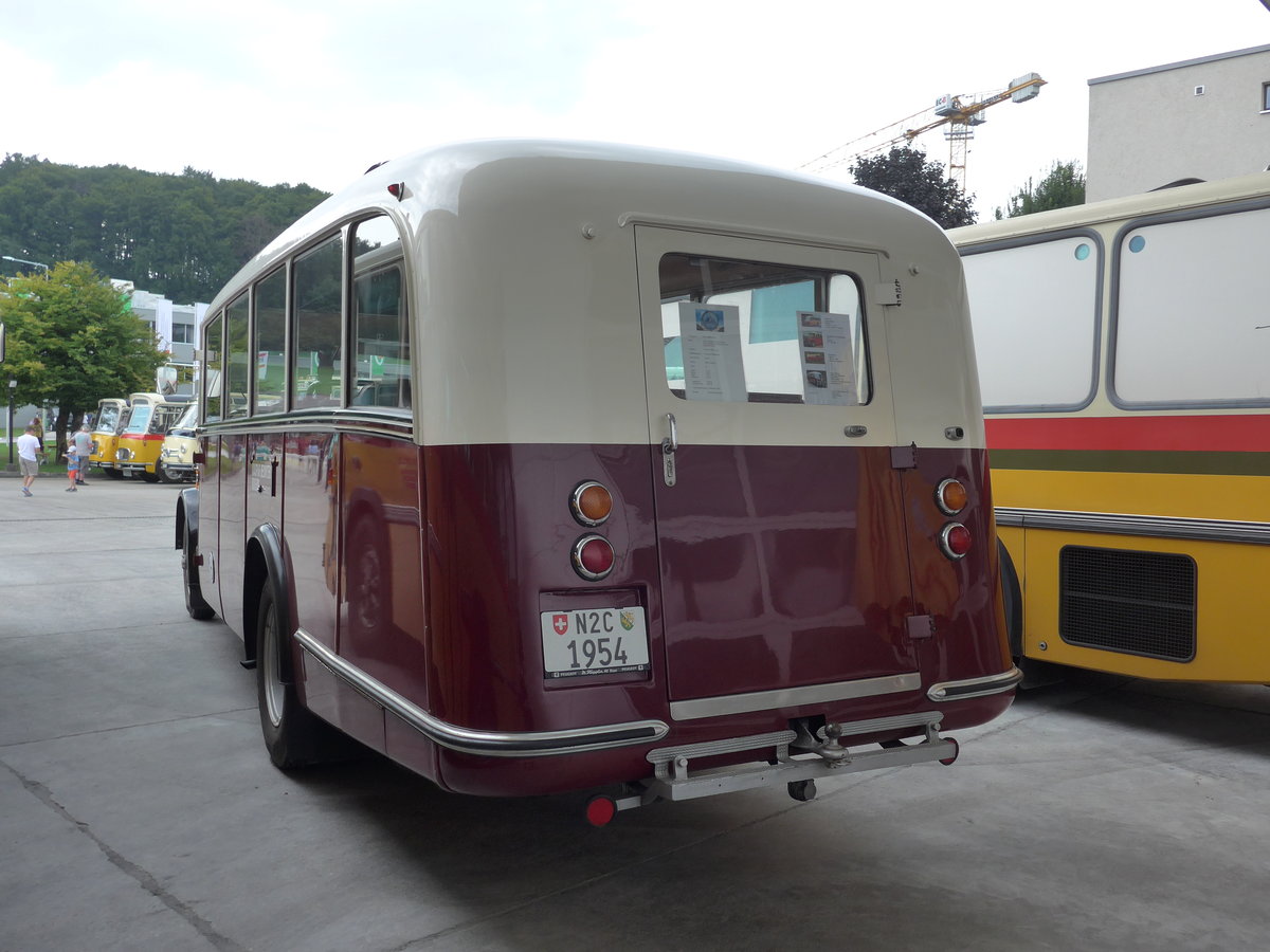 (184'378) - Bechter, Kriens - Saurer/Krapf (ex M�nch, D-Marienburg; ex Spirig, Widnau; ex RhV Altst�tten Nr. 33; ex Th�r, Eichberg) am 26. August 2017 in Oberkirch, CAMPUS Sursee