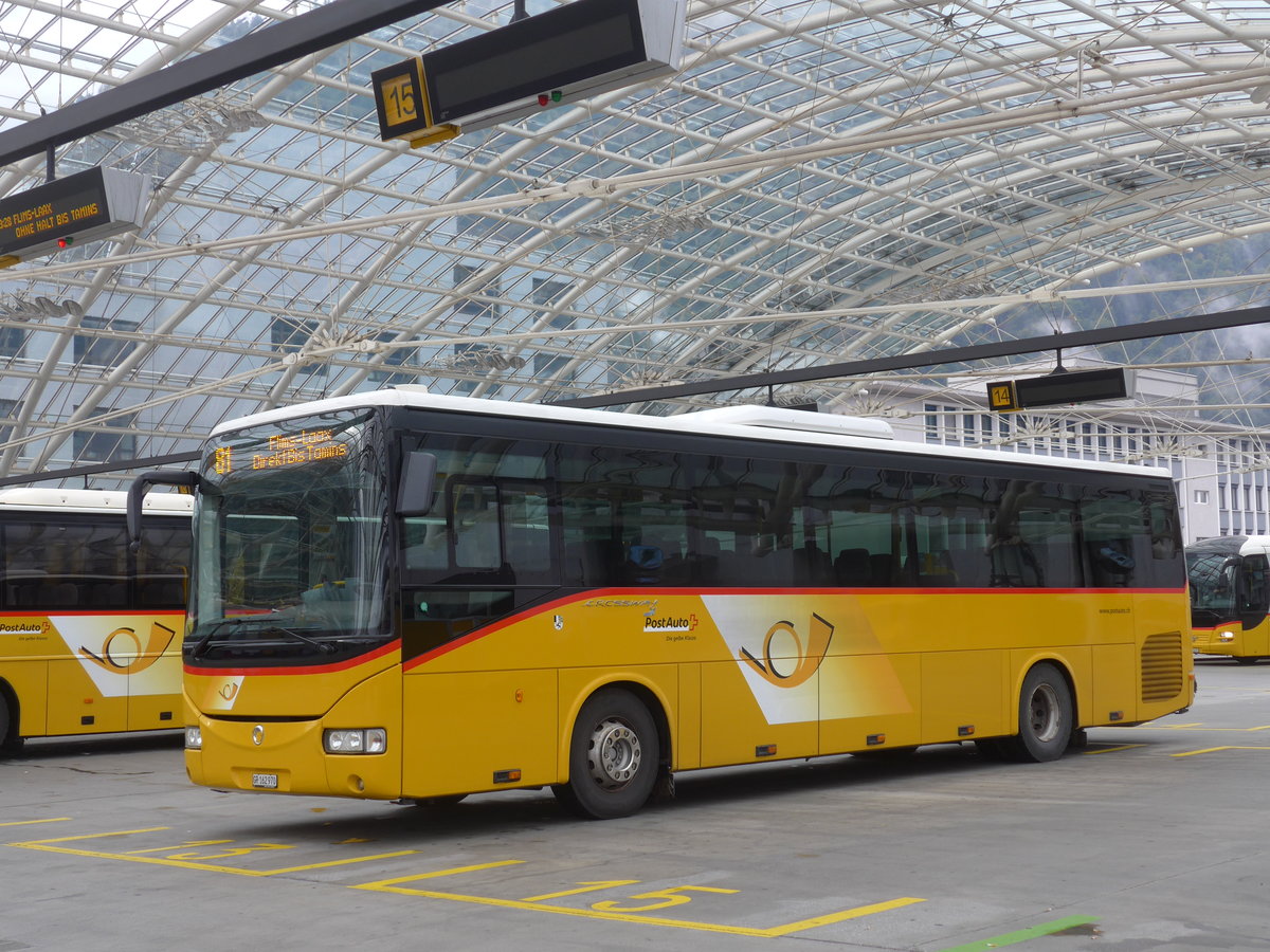 (184'793) - PostAuto Graub�nden - GR 162'970 - Irisbus am 16. September 2017 in Chur, Postautostation