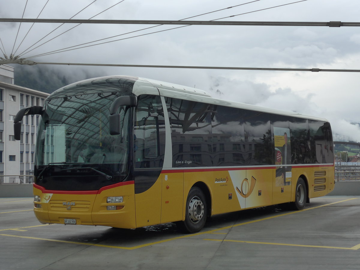 (184'800) - PostAuto Graub�nden - GR 162'986 - MAN am 16. September 2017 in Chur, Postautostation