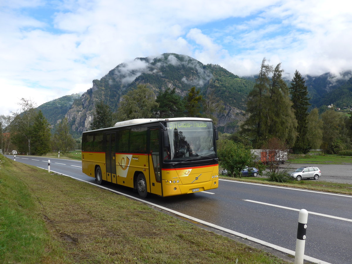 (184'814) - PostAuto Graub�nden - GR 161'245 - Volvo am 16. September 2017 in Cazis, B�ndner Arena