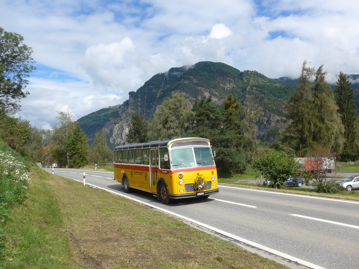 (184'843) - Fischer, Basel - Nr. 21/BS 5540 - FBW/Gangloff (ex B�tra, Birr Nr. 21; ex P 24'160) am 16. September 2017 in Cazis, B�ndner Arena