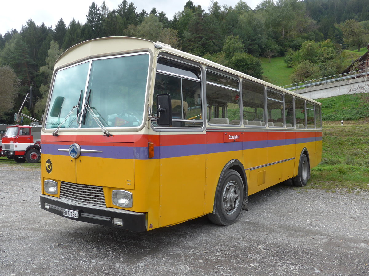 (185'032) - Rothmayr, Wermatswil - ZH 771'283 - Saurer/T�scher am 16. September 2017 in Cazis, B�ndner Arena