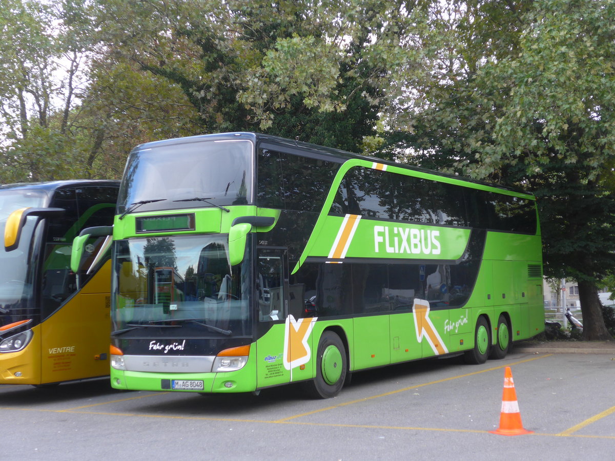 (185'068) - Aus Deutschland: Albus, M�nchen - Nr. M8048/M-AG 8048 - Setra am 16. September 2017 in Z�rich, Sihlquai