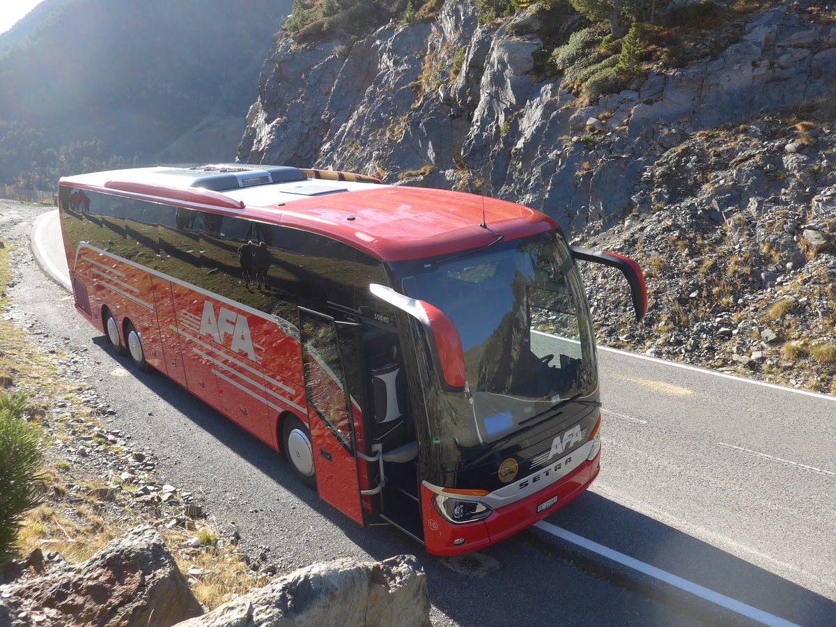 (185'297) - Aus der Schweiz: AFA Adelboden - Nr. 16/BE 21'181 - Setra am 27. September 2017 bei Arcal�s