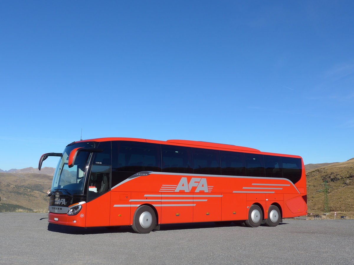 (185'612) - Aus der Schweiz: AFA Adelboden - Nr. 16/BE 21'181 - Setra am 29. September 2017 auf dem Port d'Envalira, 2408 Meter �ber Meer