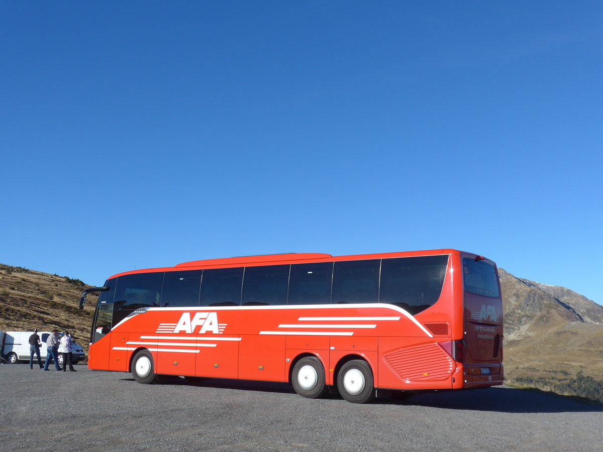 (185'615) - Aus der Schweiz: AFA Adelboden - Nr. 16/BE 21'181 - Setra am 29. September 2017 auf dem Port d'Envalira, 2408 Meter �ber Meer