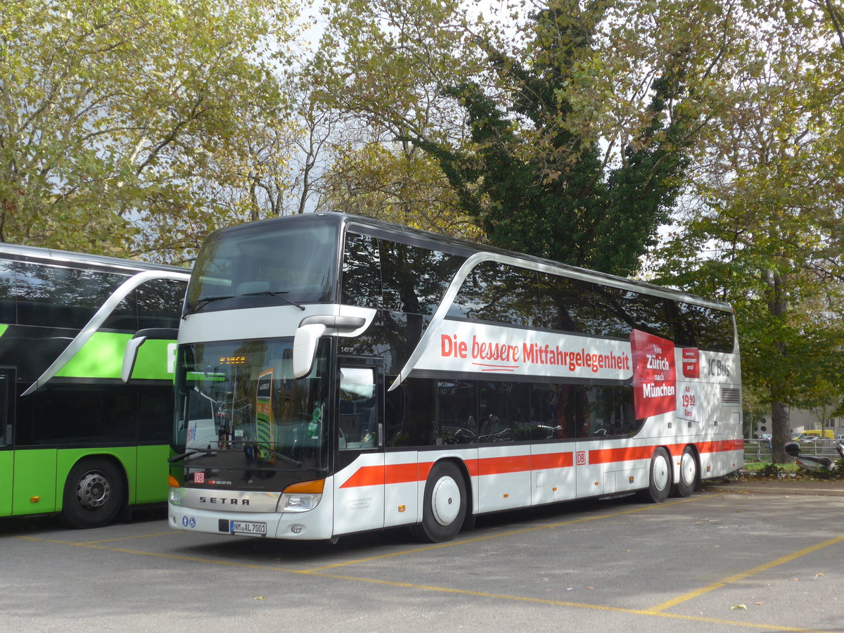 (186'151) - Aus Deutschland: Arzt, Seligenporten - NM-AL 7001 - Setra am 27. Oktober 2017 in Z�rich, Sihlquai