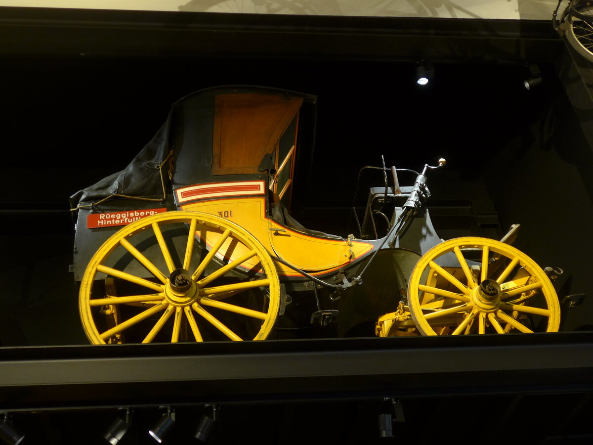 (186'542) - Postkutsche R�eggisberg-Hinterfultigen - Nr. 301 - am 19. November 2017 in Bern, Museum f�r Kommunikation