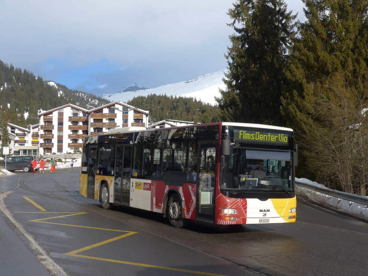 (187'361) - Stuppan, Flims - GR 161'644 - MAN/G�ppel am 26. Dezember 2017 in Laax, Bergbahnen