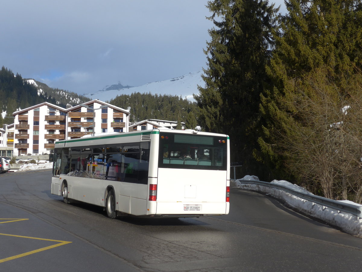 (187'364) - Stuppan, Flims - GR 153'980 - MAN (ex TN Neuch�tel Nr. 226) am 26. Dezember 2017 in Laax, Bergbahnen