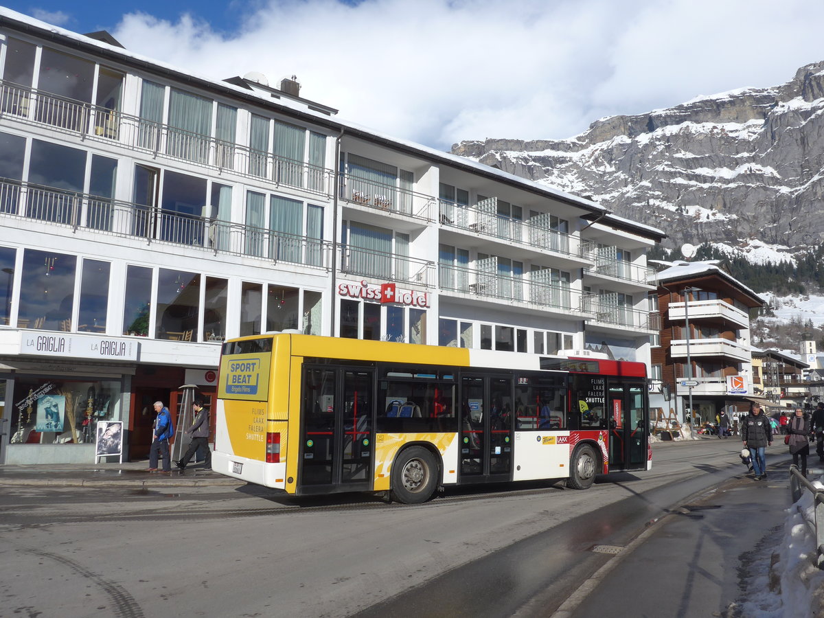 (187'399) - Stuppan, Flims - GR 52'063 - MAN/G�ppel am 26. Dezember 2017 in Flims, Bergbahnen