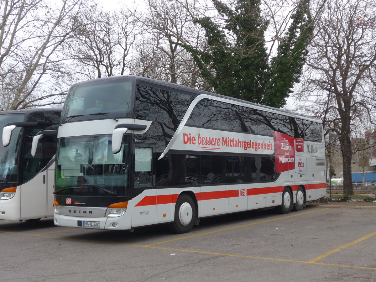 (187'446) - Aus Deutschland: Arzt, Seligenporten - NM-AL 3001 - Setra am 26. Dezember 2017 in Z�rich, Sihlquai