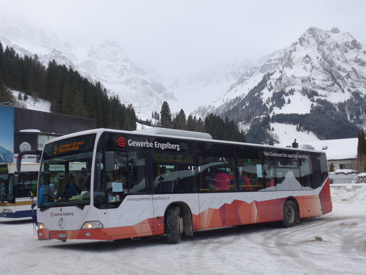 (187'641) - EAB Engelberg - Nr. 8/OW 22'333 - Mercedes (ex Ming, Sils-Maria; ex Vorf�hrwagen EvoBus, D-Mannheim) am 2. Januar 2018 in Engelberg, Titlisbahnen