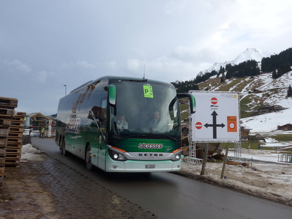 (187'738) - S�gesser, Wintersingen - Nr. 9/BL 20'153 - Setra am 7. Januar 2018 in Adelboden, Weltcup