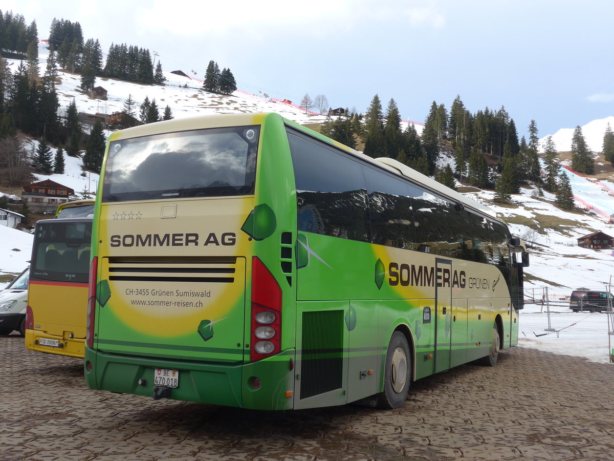 (187'849) - Sommer, Gr�nen - BE 470'018 - Volvo am 7. Januar 2018 in Adelboden, Weltcup
