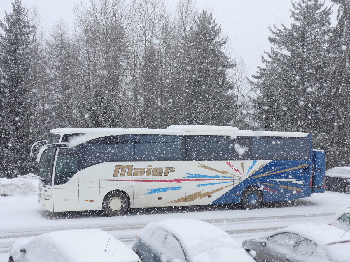 (188'382) - Aus Deutschland: Maier, Villingen - VS-V 1234 - Mercedes am 11. Februar 2018 in Mayens-de-l'Ours, T�l�cabine