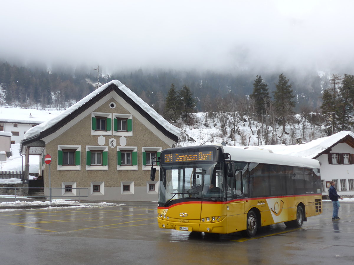 (188'800) - Jenal, Samnaun - GR 59'086 - Solaris (ex Zegg, Samnaun; ex Bossi&Hemmi, Tiefencastel) am 16. Februar 2018 in Martina, Cunfin