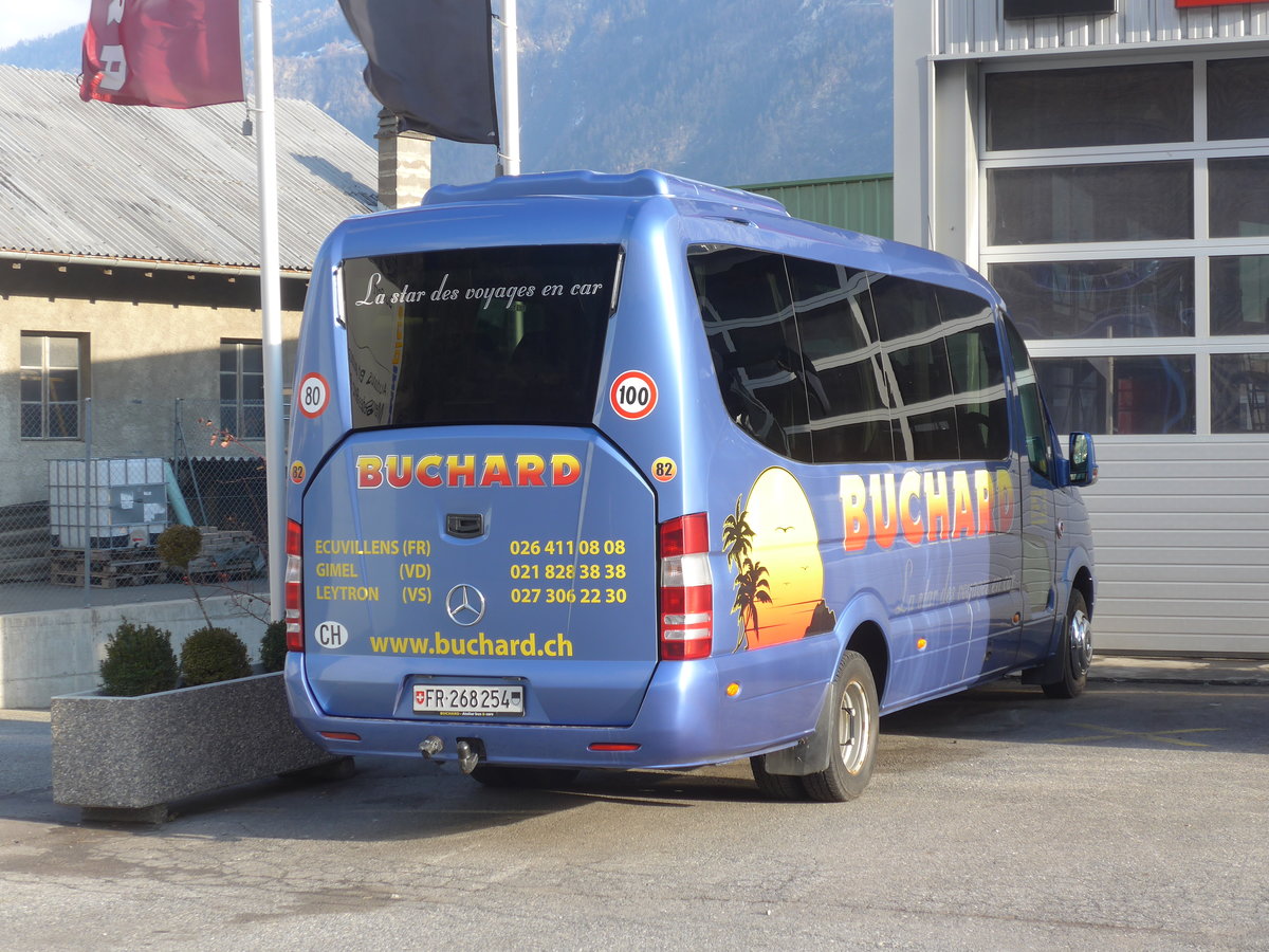 (188'913) - Buchard, Leytron - Nr. 82/FR 268'254 - Mercedes am 18. Februar 2018 in Leytron, Garage