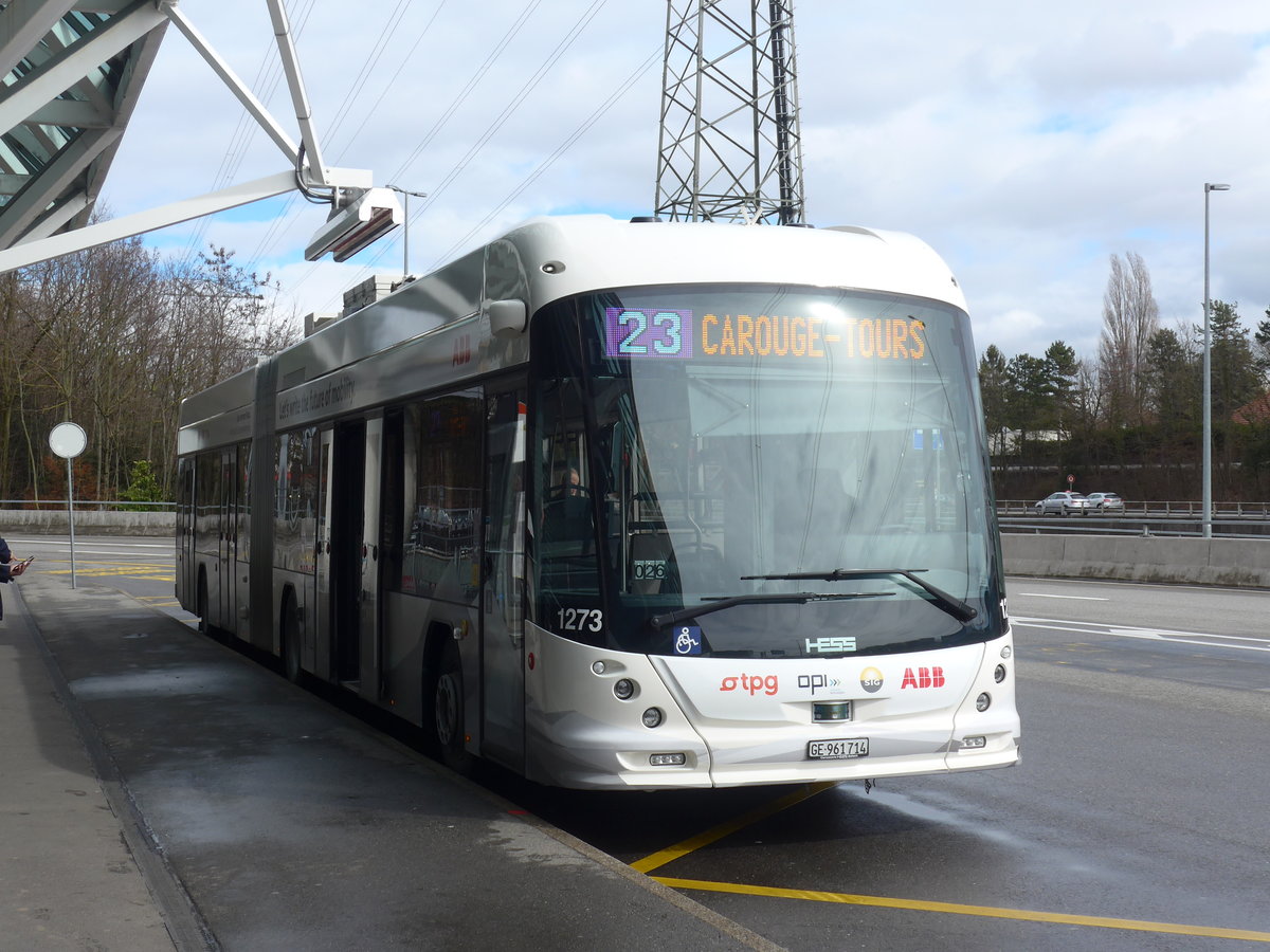 (189'269) - TPG Gen�ve - Nr. 1273/GE 961'714 - Hess/Hess TOSA am 12. M�rz 2018 in Gen�ve, A�roport