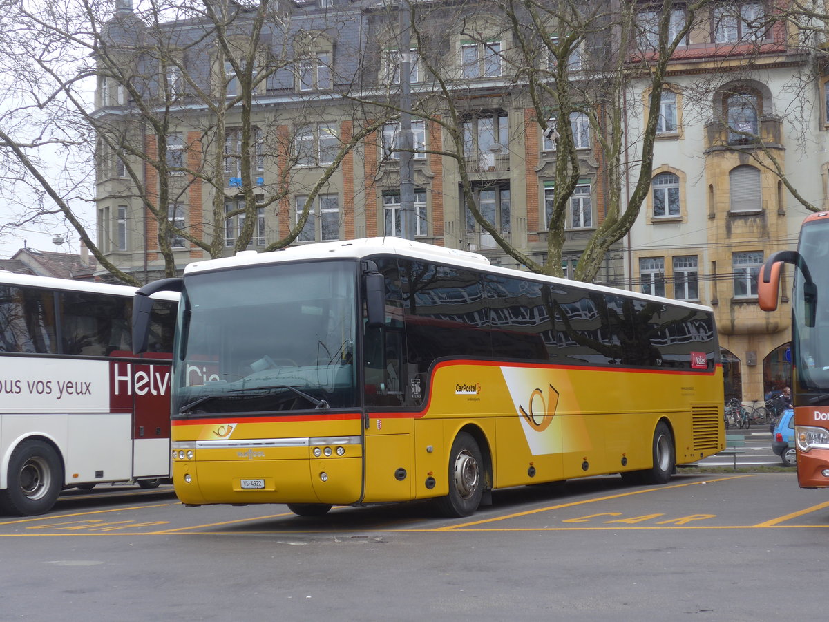(189'424) - Mabillard, Lens - VS 4922 - Van Hool am 17. M�rz 2018 in Bern, Sch�tzenmatte