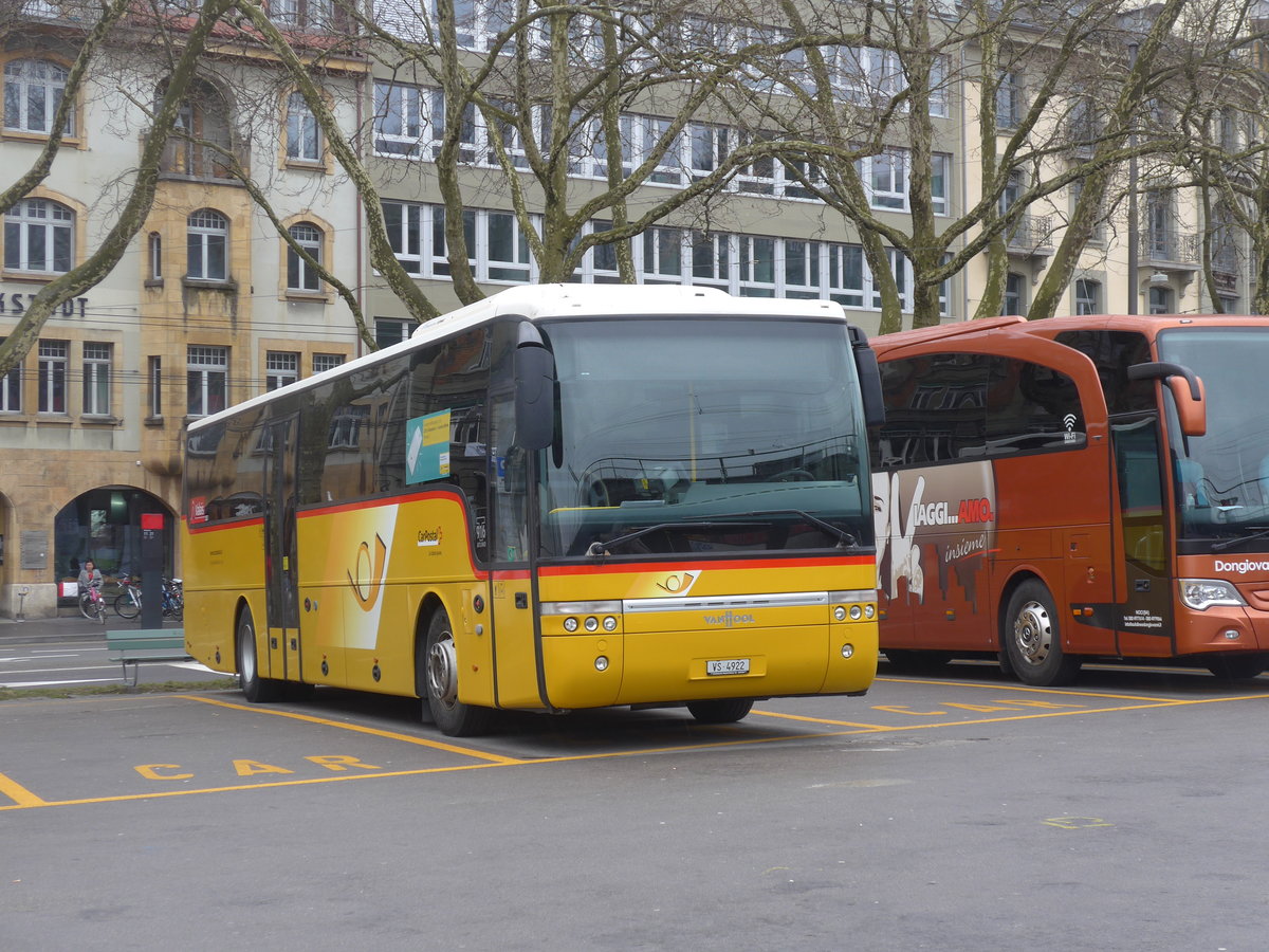 (189'425) - Mabillard, Lens - VS 4922 - Van Hool am 17. M�rz 2018 in Bern, Sch�tzenmatte