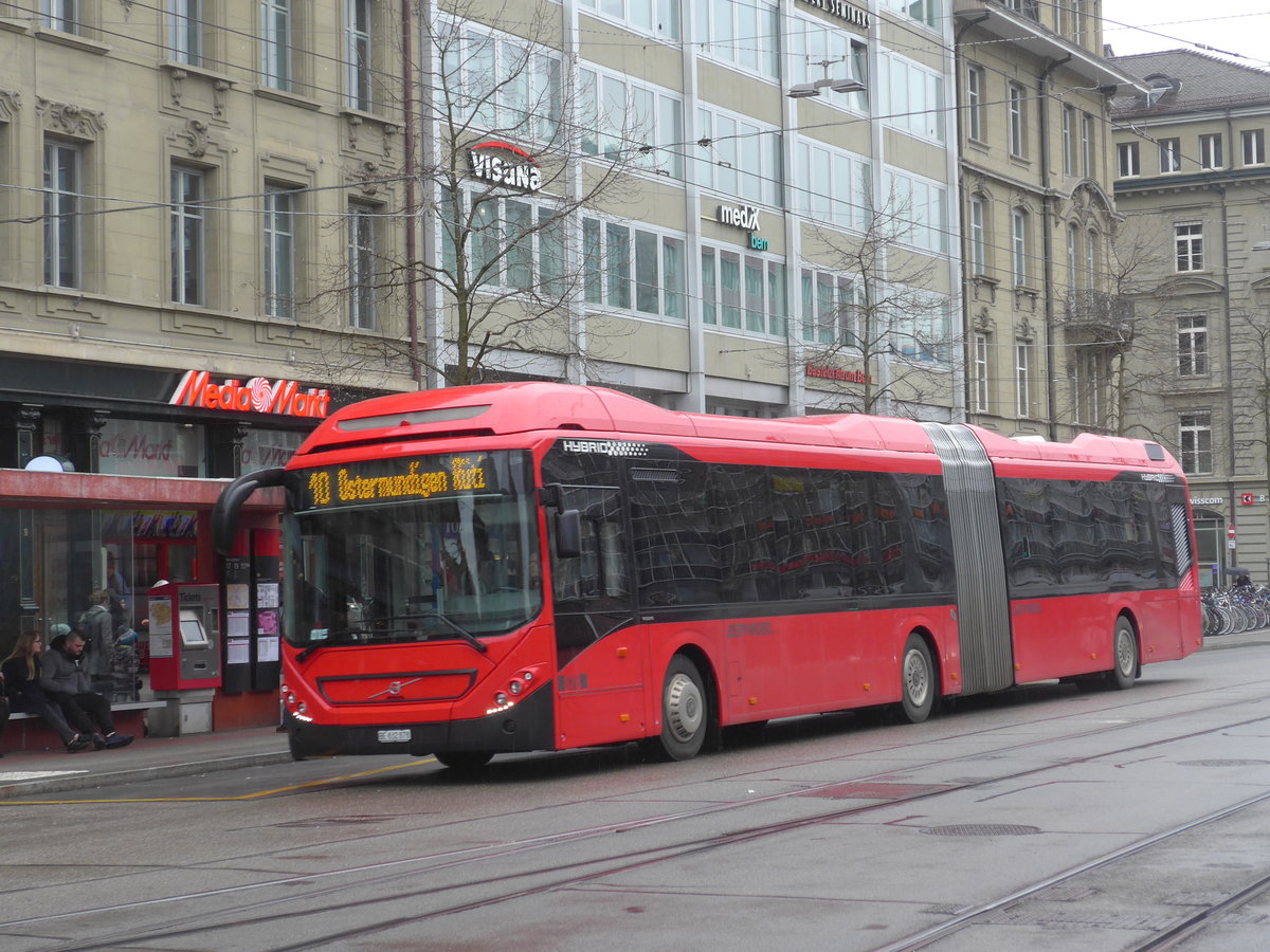 (189'440) - Bernmobil, Bern - Nr. 878/BE 832'878 - Volvo am 17. M�rz 2018 beim Bahnhof Bern