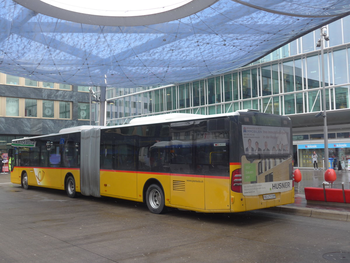 (189'469) - PostAuto Nordschweiz - AG 479'338 - Mercedes (ex SO 149'615) am 19. M�rz 2018 beim Bahnhof Aarau