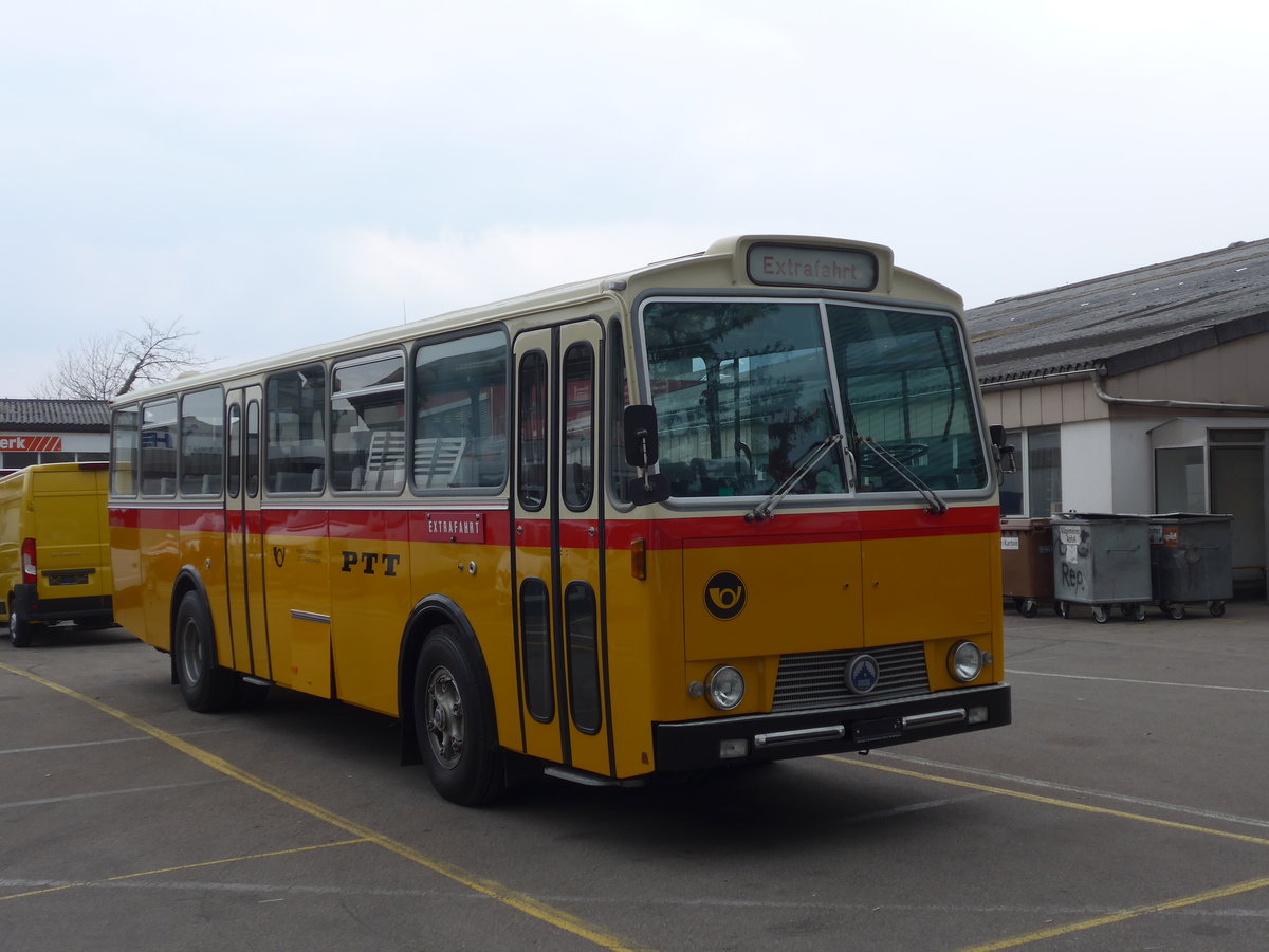 (189'656) - Zimmermann, Niederwangen - Saurer/T�scher (ex P 24'632) am 26. M�rz 2018 in Bellach, Hess