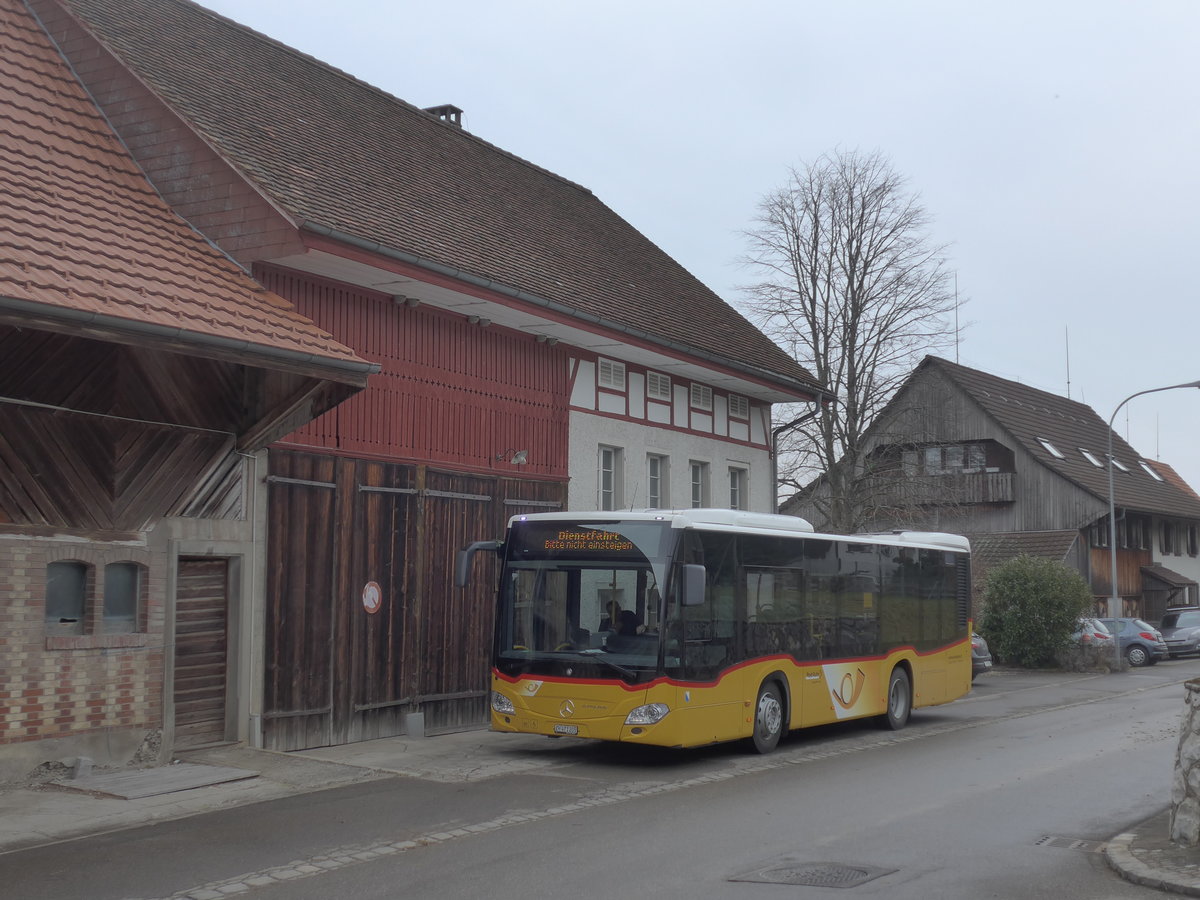 (189'690) - Volkart, Schleinikon - Nr. 333/ZH 471'205 - Mercedes am 26. M�rz 2018 in Schleinikon, Dorfstrasse