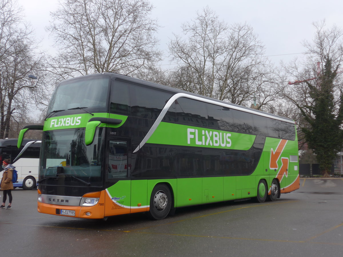 (189'698) - Aus Deutschland: Albus, M�nchen - Nr. 7985/M-EU 7985 - Setra am 26. M�rz 2018 in Z�rich, Sihlquai