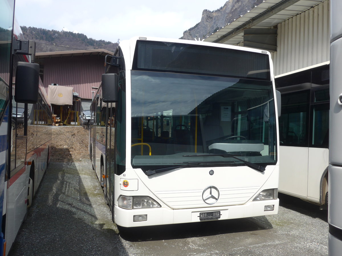 (189'733) - Buchard, Leytron - Nr. 63 - Mercedes (ex Maag, Kloten Nr. 37) am 30. M�rz 2018 in Leytron, Garage