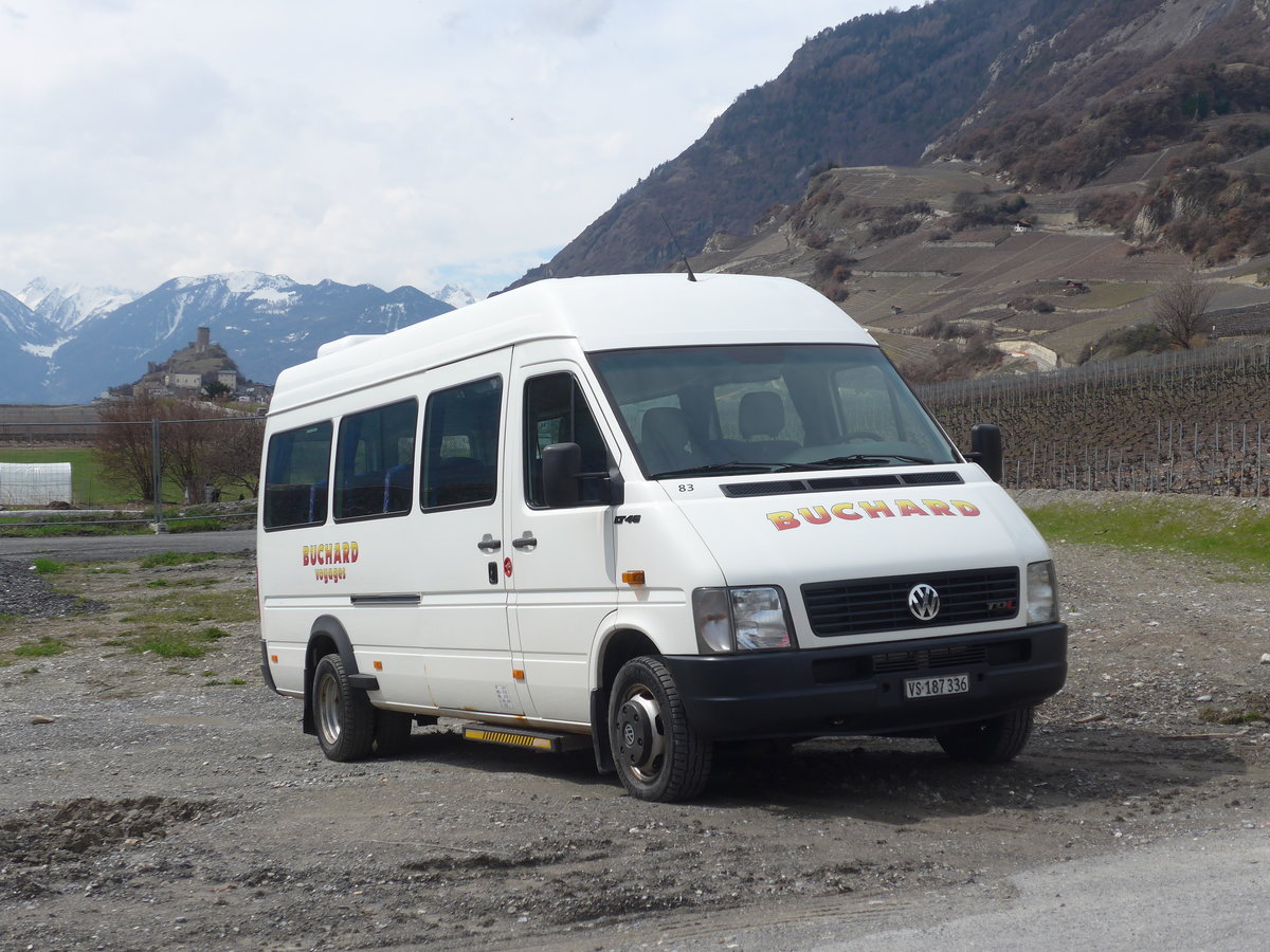 (189'738) - Buchard, Leytron - Nr. 83/VS 187'336 - VW am 30. M�rz 2018 in Leytron, Garage