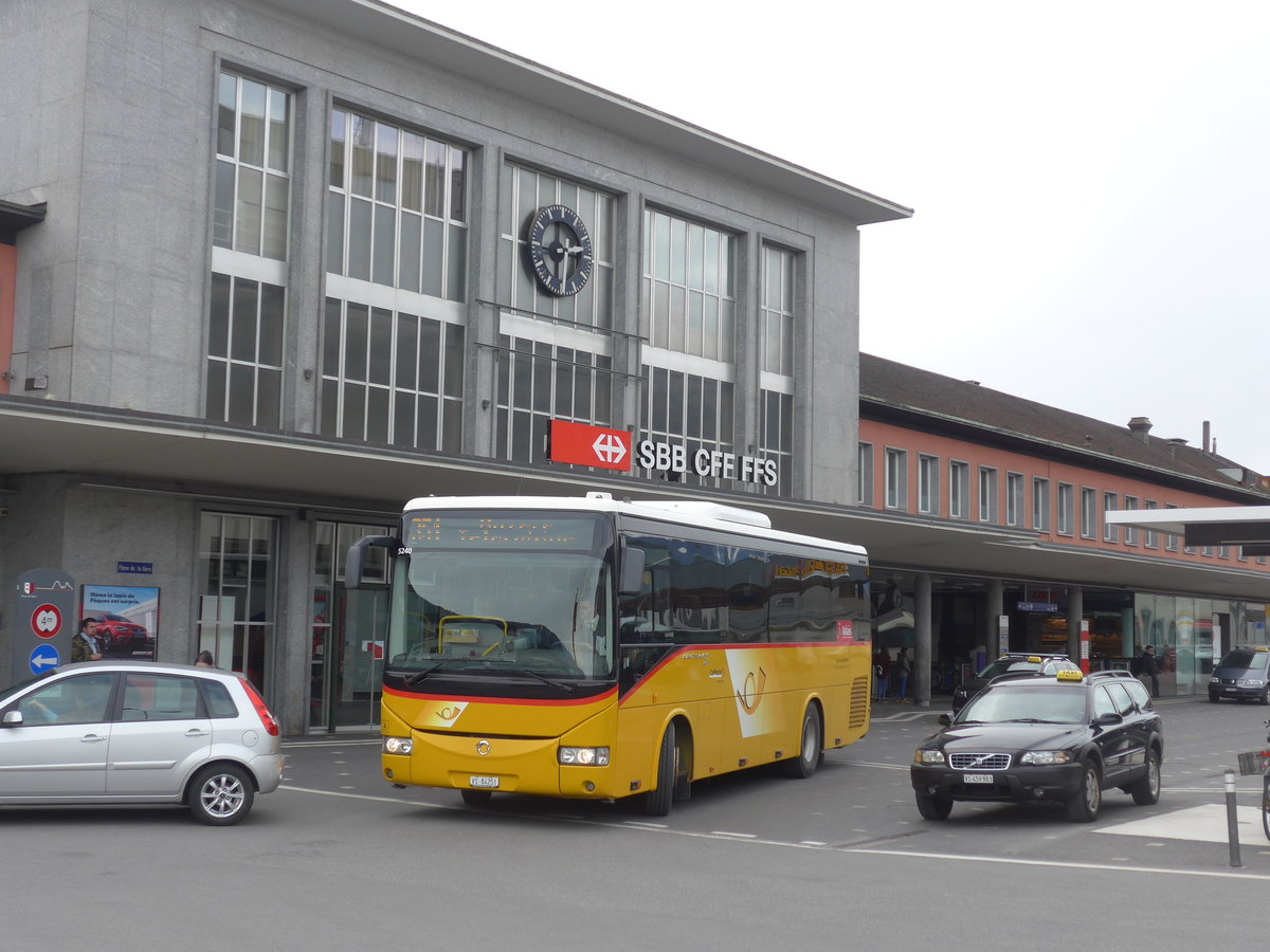 (189'749) - Buchard, Leytron - VS 84'251 - Irisbus (ex Nr. 251) am 30. M�rz 2018 beim Bahnhof Sion