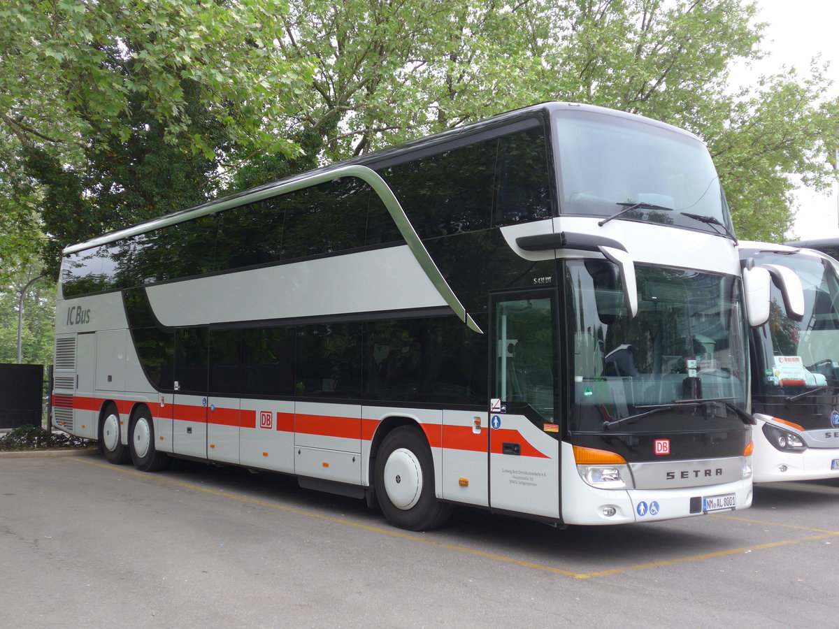 (192'299) - Aus Deutschland: Arzt, Seligenporten - NM-AL 8001 - Setra am 3. Mai 2018 in Z�rich, Sihlquai