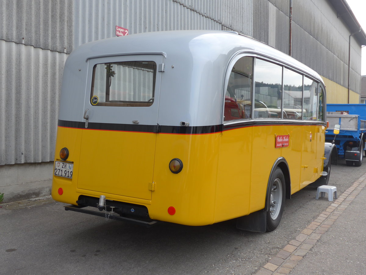 (192'391) - Hurter, M�nchaltdorf - ZH 271'919 - Berna/FHS (ex Volkart, Russikon; ex ASD Aigle; ex P 21'003) am 5. Mai 2018 in Attikon, Wegm�ller