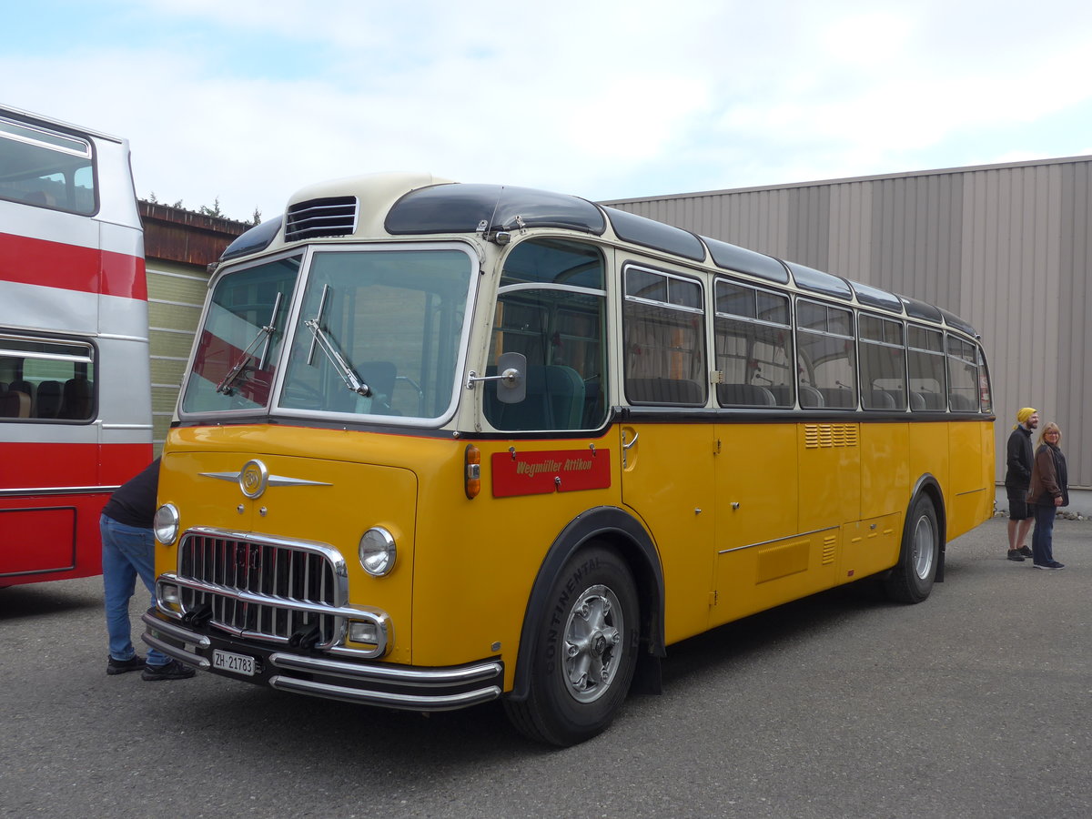 (192'397) - Wegm�ller, Attikon - ZH 21'783 - FBW/Gangloff (ex P 24'037; ex P 21'537) am 5. Mai 2018 in Attikon, Wegm�ller